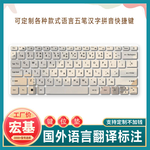 适用宏碁E5-552G/523G/573G/574G/575G/576G笔记本电脑15.6键盘膜