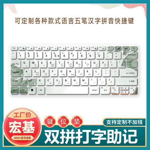 适用宏碁15.6寸笔记本电脑TMP2510键盘膜N16P8 N17C4中文翻译谐音