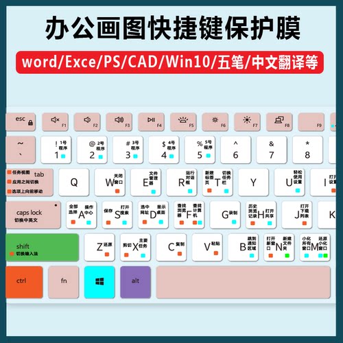 适用戴尔成就5000键盘膜Vostro-5300笔记本电脑13.3寸办公快捷键