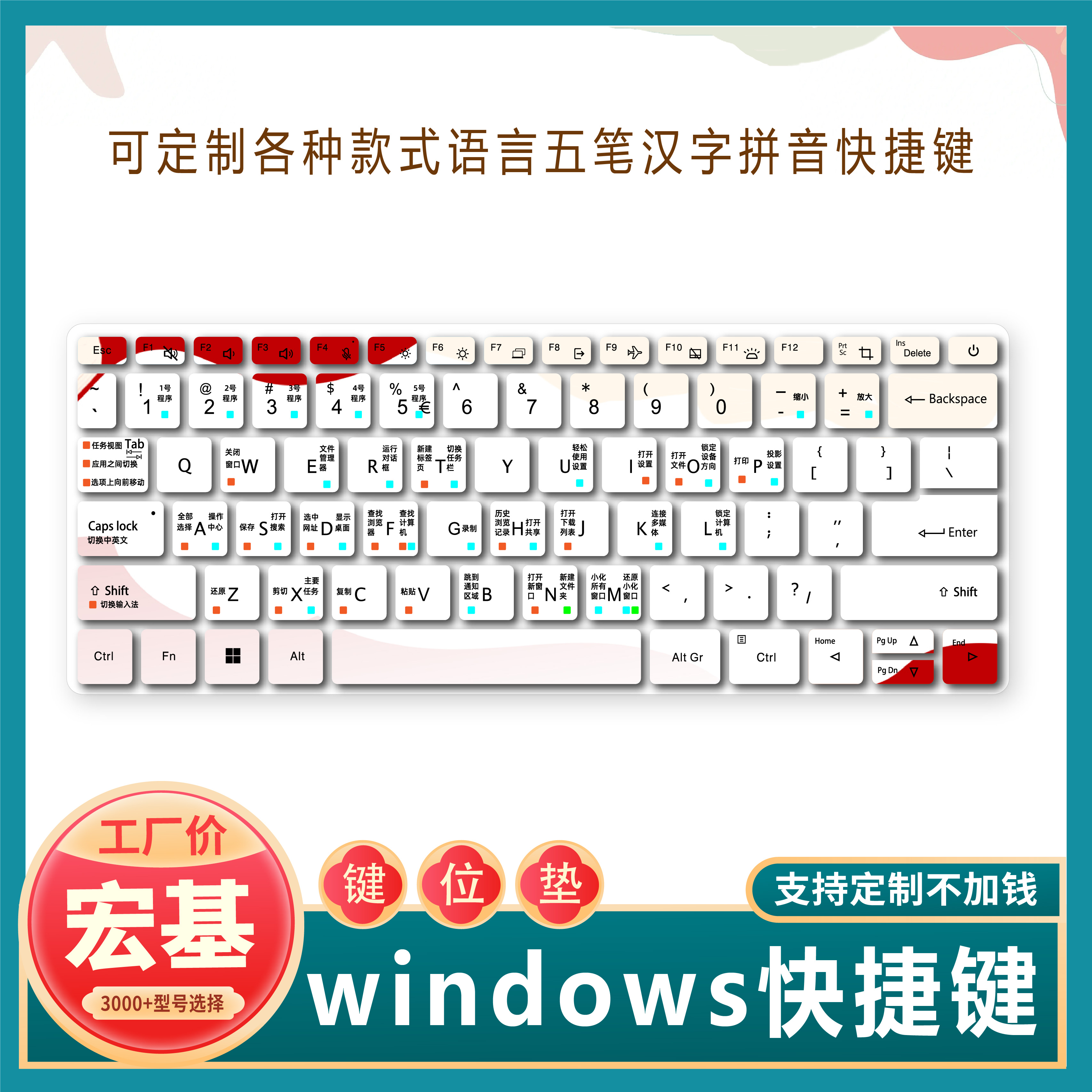 适用宏碁(Acer)优跃16笔记本电脑学生办公初学助记中文翻译键盘膜