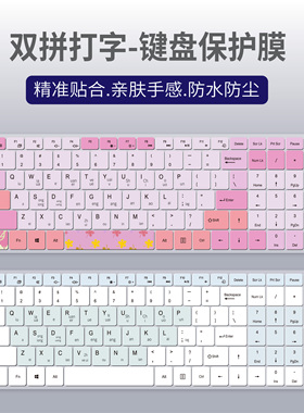 适用国行笔记本电脑toposh紫金侠Daysky键盘膜15.6寸微软双拼搜狗