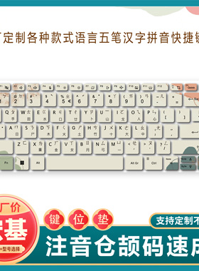 适用宏碁非凡Go Fun键盘膜16英寸N23J6笔记本电脑汉字翻译学习贴