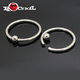 热波饰品钛钢大内径卡球环耳环钛钢体环PA环欧美朋克穿孔饰品