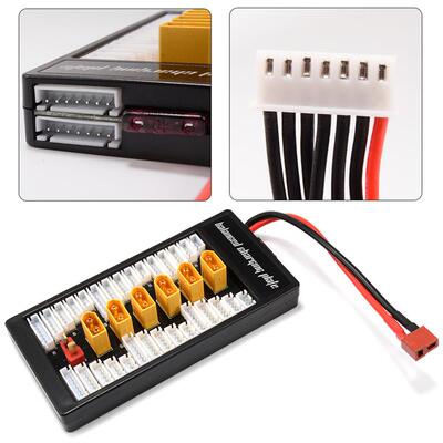 2S-6S Lipo Battery Parallel Charging Board TX60 Plug