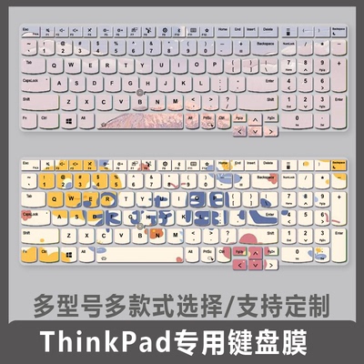 适用ThinkPad E590联想笔记本电脑键盘膜15.6英寸P53微软搜狗小鹤