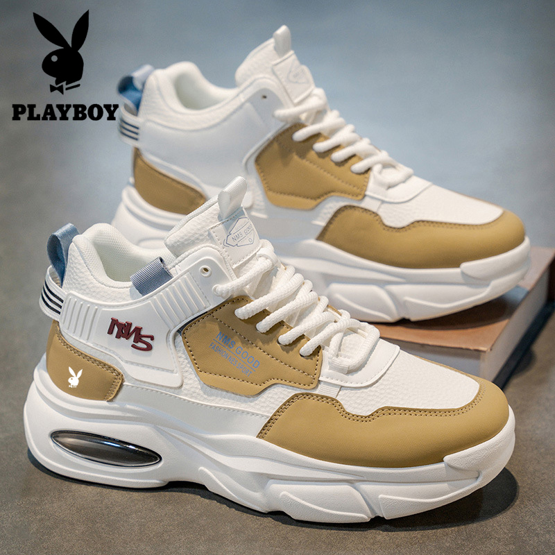 花花公子运动休闲高帮鞋