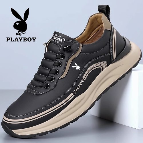 花花公子透气秋冬休闲鞋