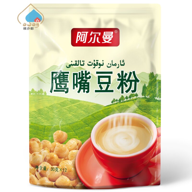 阿尔曼鹰嘴豆粉360g新疆特产冲饮高蛋白营养早餐独立包袋装ARMAN