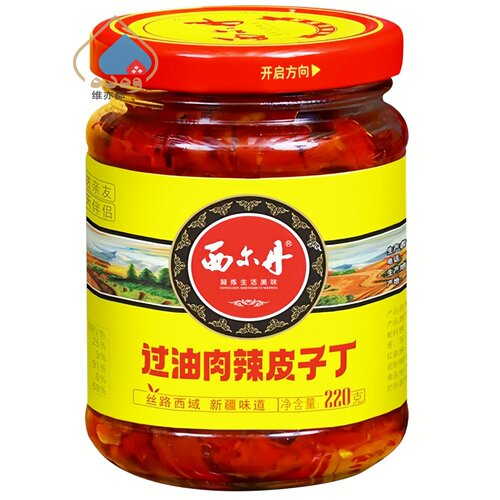 西尔丹过油肉辣皮子丁220g