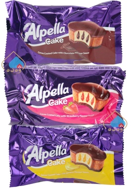 优客牌Alpella巧克力香蕉草莓夹心小蛋糕40g土耳其零食甜点ULKER