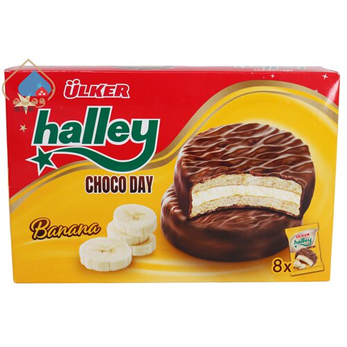优客halley香蕉味巧克力派
