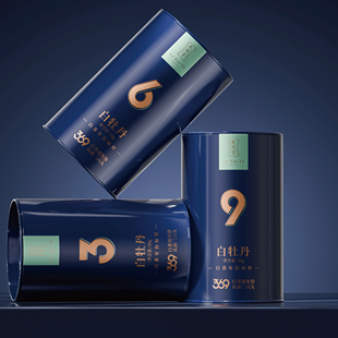 绿雪芽福鼎白茶369系列2022年老白茶陈韵白牡丹礼盒50g新品