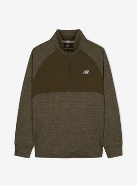 韩国NB代购 韩国直邮25秋男士休闲半拉链运动长袖T恤NBNDF46911