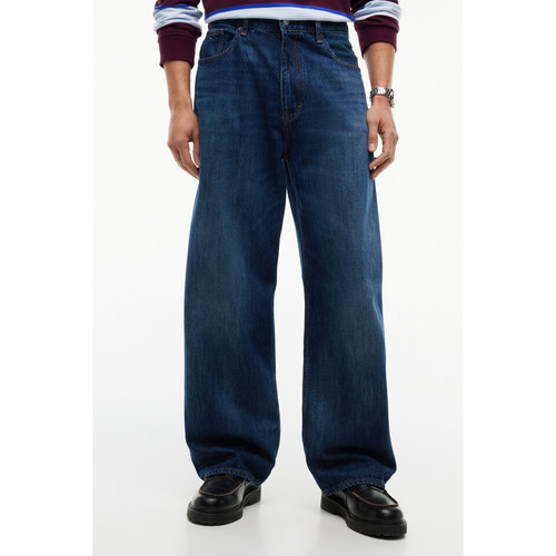 TOMMY JEANS/汤米韩国代购26秋男士美式复古休闲宽松阔腿牛仔长裤