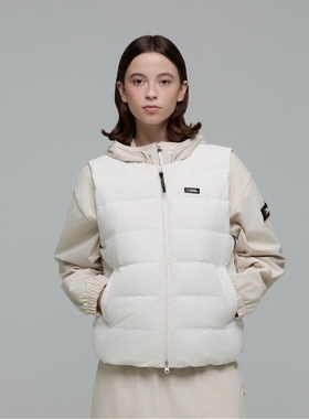 NATIONAL/国家地理 韩国代购直邮特价女鹅绒羽绒马甲N244WDV920