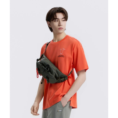 NATIONAL/国家地理 韩国代购直邮26SS春夏男女轻量多口袋斜挎胸包