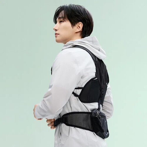 NEPA韩国代购直邮26夏李俊昊同款轻量登山徒步5L可拆卸背心式腰包