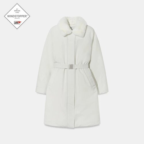 NEPA韩国代购直邮26冬女户外GTX防水防风保暖毛领连帽鹅绒羽绒服