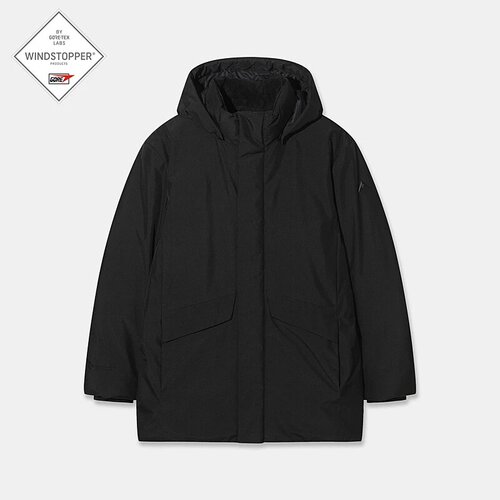 NEPA韩国代购直邮26冬男款户外GTX款防水中长款连帽鹅绒羽绒服