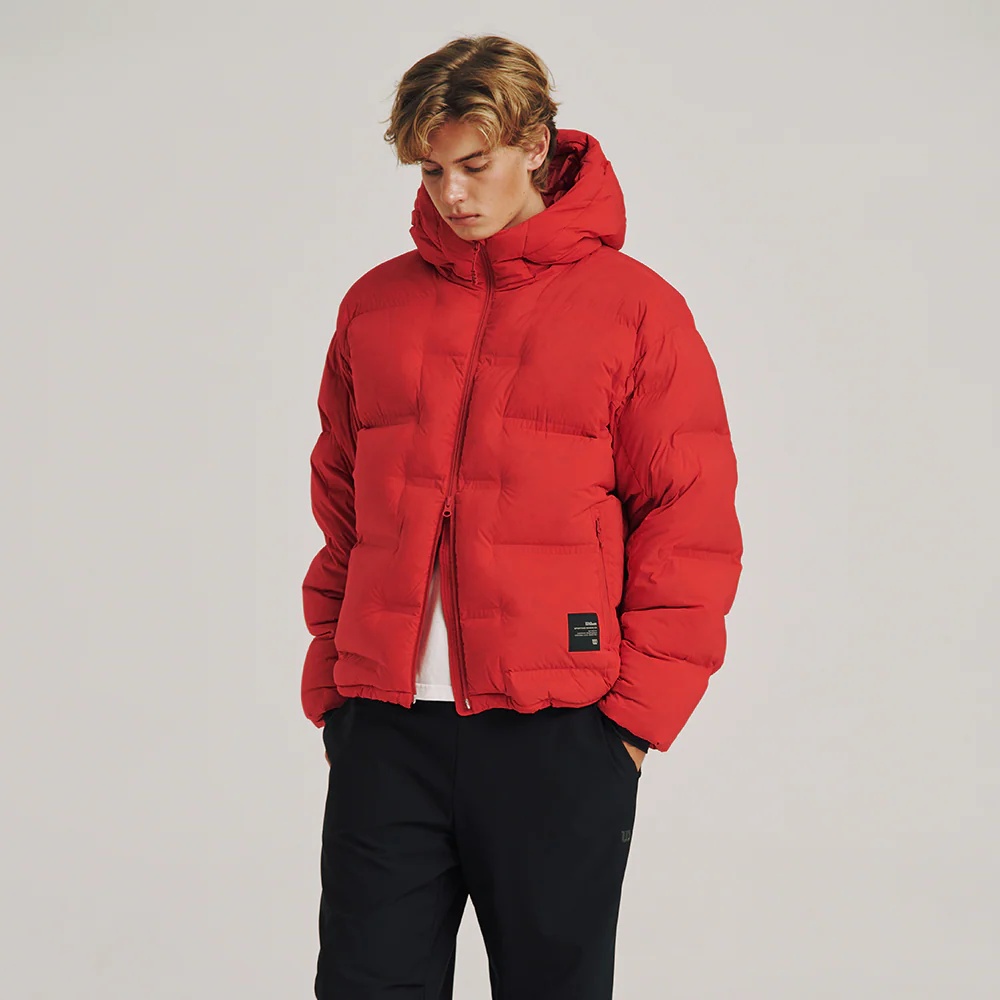 韩国代购 Wilson/威尔胜25冬男士运动轻盈防风保暖网球鸭绒羽绒服