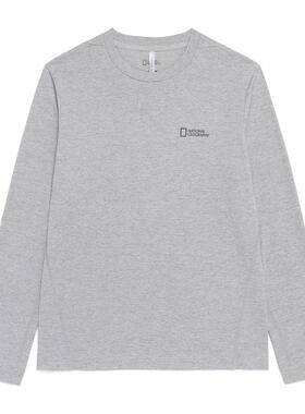 NATIONAL国家地理 韩国代购直邮26SS春男士速干长袖T恤N261UTS210