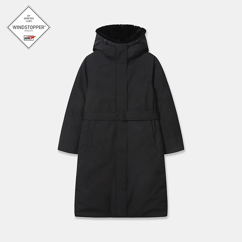 NEPA 韩国代购直邮 25冬女户外中长款防风保暖鹅绒羽绒服7L82060