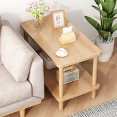 沙发边几简易边柜客厅家用边桌实木茶几小桌子简约现代阳台小方桌