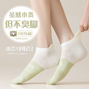 短袜子女款春夏季纯棉防臭吸汗2026新款女士运动透气大童学生大码