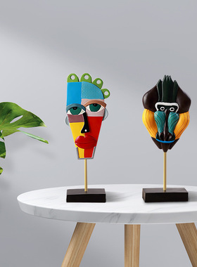 现代简约抽象派人物装饰摆件家居