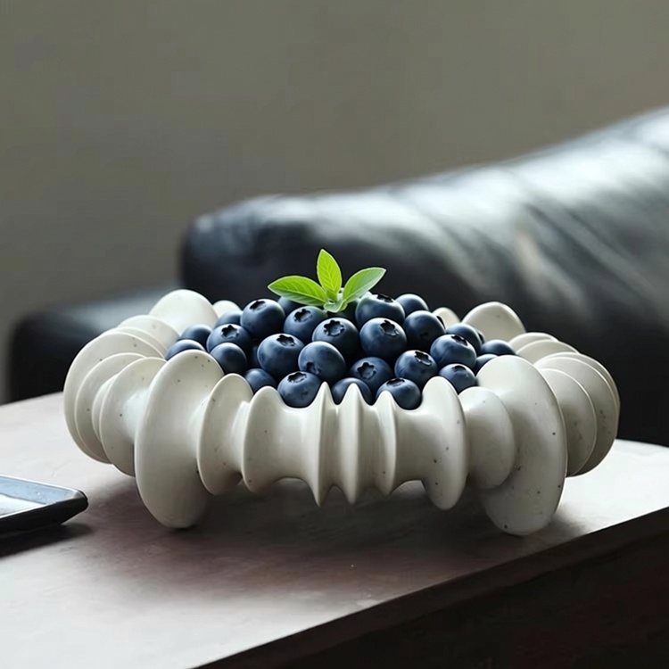 北欧风创意不规则水果盘装饰品