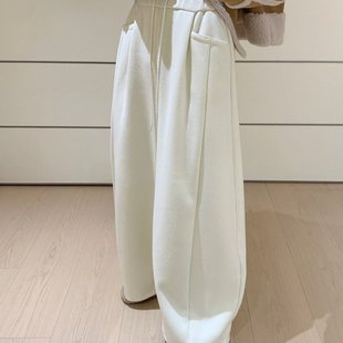 糯米裤 百搭先搜弯刀阔腿裤 女8522 设计垂感香蕉裤 实物图已更新