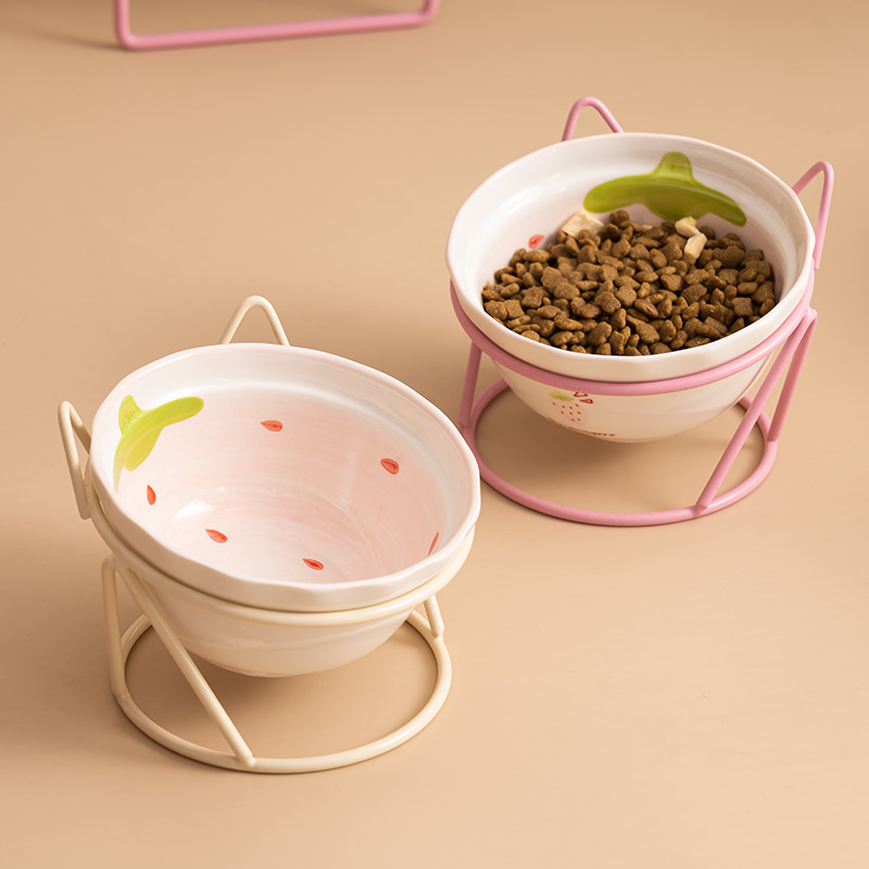 狗狗大口径陶瓷碗猫咪高脚