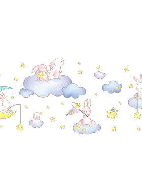 儿童吊顶天花板遮丑墙贴纸