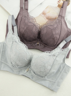 绯格贝缇小胸中厚杯文胸F15842聚拢上托塑形收副乳调整型内衣