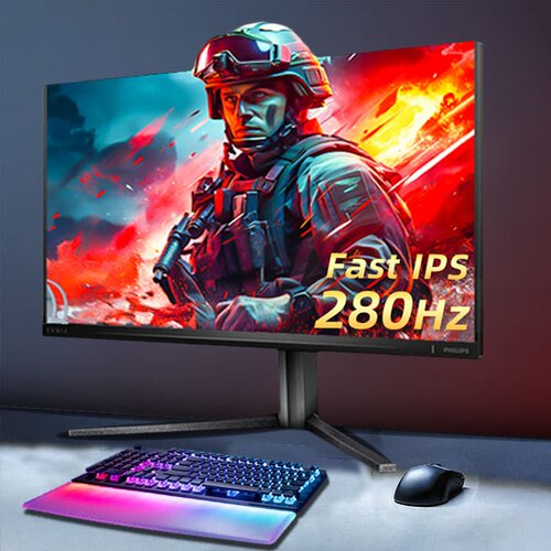 EVNIA飞利浦25M2N5200P 25英寸显示器280Hz电竞小金刚游戏屏240hz