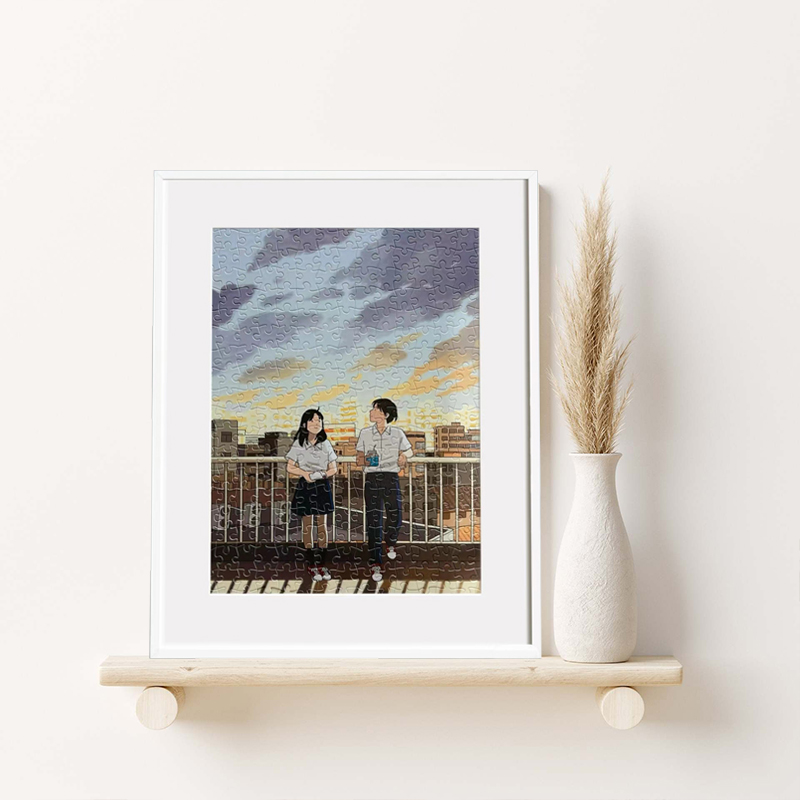 拼图框1000片81.3*.6 49x68裱框架300 600 0拼图相框画框挂墙