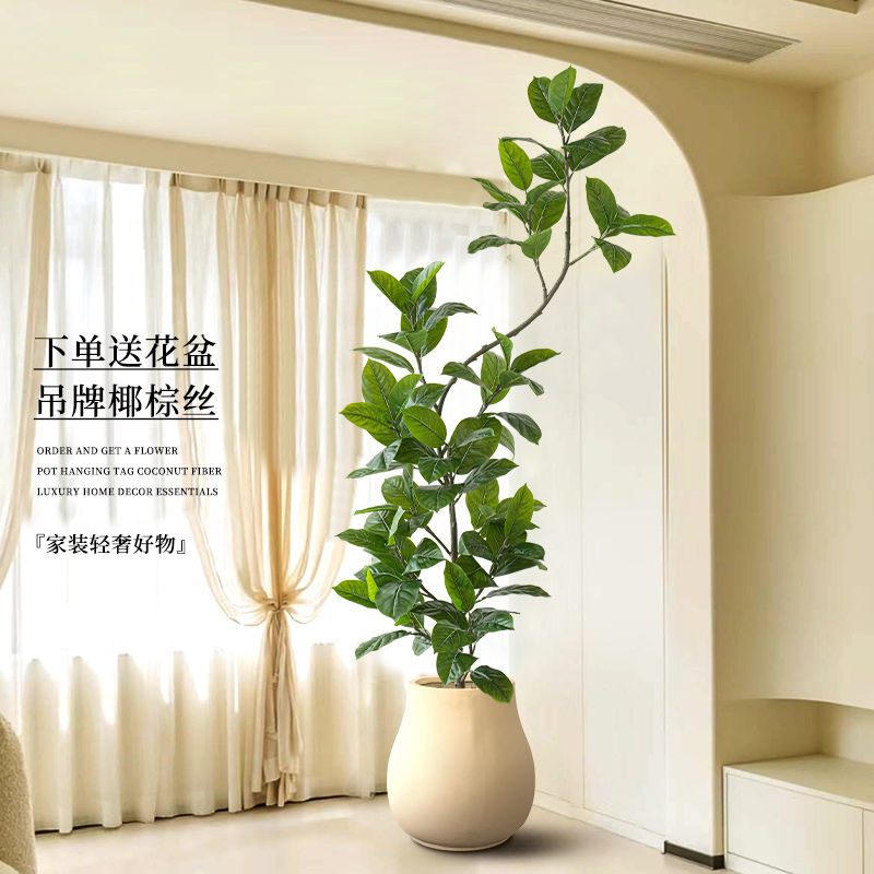 仿真绿植仿生植物孟加拉榕树盆栽室内大型高端轻奢树客厅落地装饰