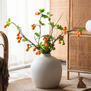 仿真花束葫芦果实假花摆设树脂室内客厅插花装饰花卉仿生花艺摆件