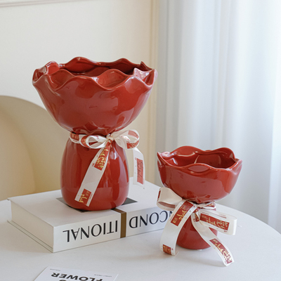 新家情绪稳定陶瓷花瓶三八节礼物