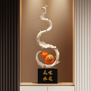 酒柜摆件玄关客厅2025新款高端大气上档次轻奢高档装饰品招财礼品