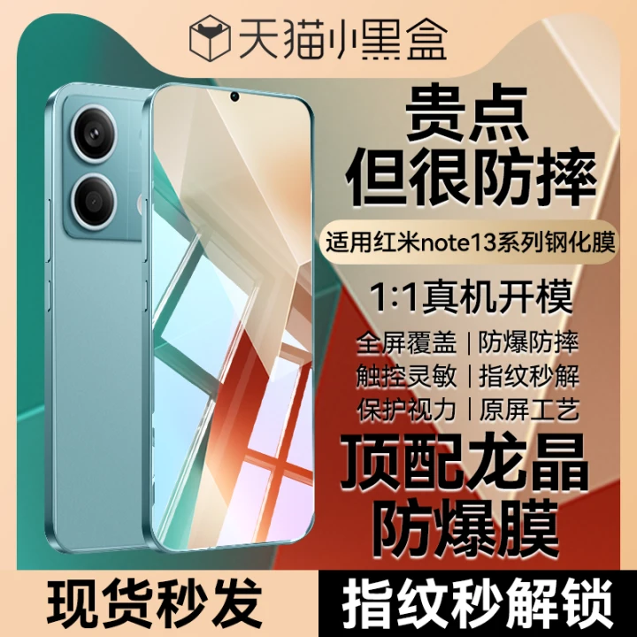 NEWYU适用红米note13系列龙晶膜