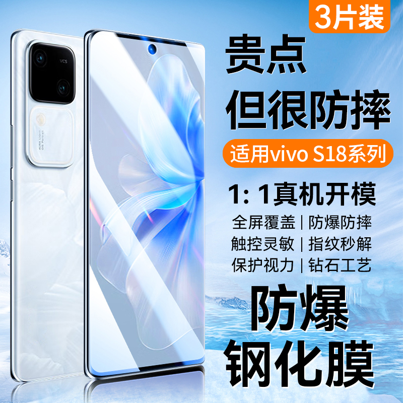 适用vivoS18系列航空防爆膜