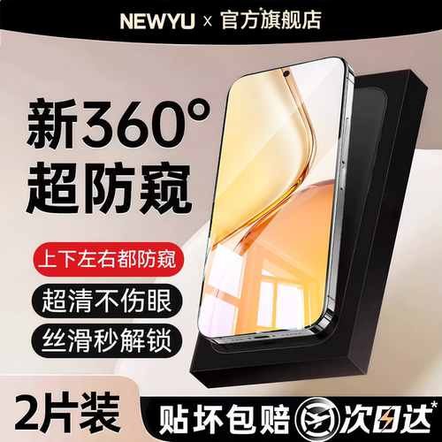适用荣耀X80promax系列防窥膜