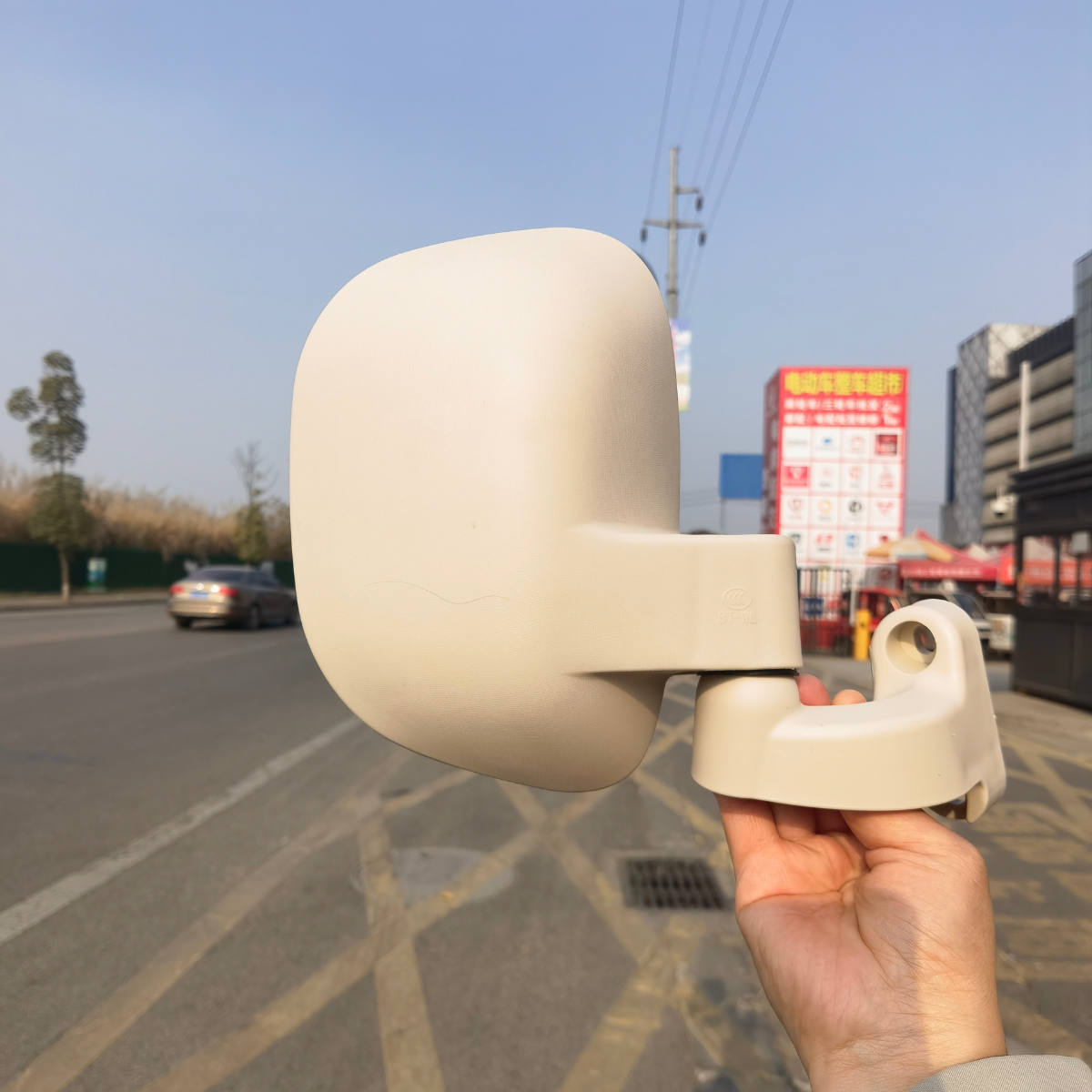 台铃启程Pro雅迪cl18s电动三轮车后视镜反光镜倒车镜高清大