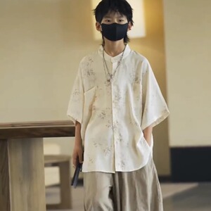【刘刘妈】亲子装夏款套装新款儿童装夏季竹子衬衫T恤