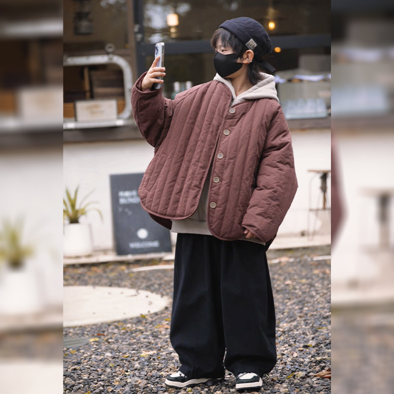 男童冬季棉服2024秋冬新款洋气夹棉外套儿童冬装帅气加厚保暖棉衣,童装/婴儿装/亲子装,棉袄/棉服,淘宝优惠券,粉丝福利购,淘宝优惠卷