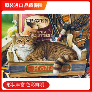 现货 猫咪工 castorland欧洲进口拼图500片