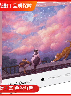 现货猫咪日记 DME迪马拼图1000片 pixel pieces