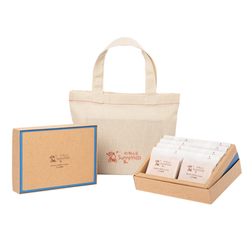 【年度新品】微热山丘香蕉饼干山丘芭娜娜8片装送人礼盒咖啡伴侣