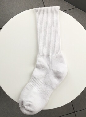 ZJ原创 韩国中高筒纯棉长袜子 男女能穿 简约纯色百搭 毛巾袜潮流